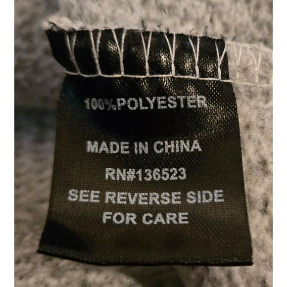 WT # 1032 women's Large trademark brooklyn polyester gray hoodie - Picture 3 of 4